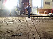 David Alston and sandy floor